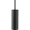 Image de Duravit Ensemble brosse D-Code 8,9x38,5x8,9 cm, sur pied, noir mat