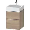 Image de Duravit Meuble sous lavabo D-Neo 48,4x44,2 cm, chêne/épicéa, 1 porte, 1 tiroir