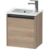 Image de Duravit Meuble sous-lavabo Ketho.2 41x29,2x44 cm, 1 porte, wd, à gauche, marbre oeuf