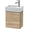 Image de Duravit Meuble sous-lavabo L-Cube 36,4x24,1x40 cm, suspendu, porte gauche, blanc marbré
