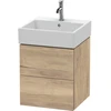 Image de Duravit Meuble sous-lavabo L-Cube 48,4x45,9 cm, oeuf marbré, 2 tiroirs, suspendu
