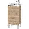 Image de Duravit Meuble sous-lavabo L-Cube 42x29,4x70,4 cm, deb., porte g., blanc oeuf marbré
