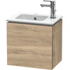 Image de Duravit Meuble sous lavabo L-Cube 42x29,4x40 cm, suspendu, porte droite, blanc marbré