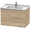 Image de Duravit Meuble sous-lavabo L-Cube 82x46,9 cm, marbre oeuf, 2 tiroirs, suspendu