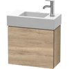 Image de Duravit Meuble sous lavabo L-Cube 48x24x40 cm, suspendu, porte gauche, blanc marbré