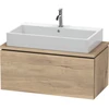 Image de Duravit Meuble sous-lavabo Compact L-Cube 92x47,7 cm, oeuf marbré, pour console, 1 tiroir