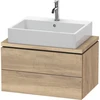 Image de Duravit Meuble sous-lavabo Compact L-Cube 72x47,7 cm, blanc oeuf, 2 tiroirs