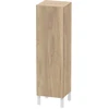 Image de Duravit Armoire mi-haute L-Cube 40x36,3x132 cm, porte gauche, chêne marbré