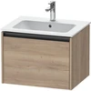 Image de Duravit Meuble sous-lavabo Ketho.2 61x48 cm, oeuf marbré, 1 tiroir, suspendu