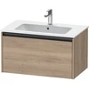 Image de Duravit Ketho.2 Meuble sous lavabo 81x48 cm, oeuf marbré, 1 tiroir, suspendu