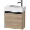 Image de Duravit Meuble sous lavabo Ketho.2 48,4x23,8 cm, angle gauche, E marbre, 1 porte, suspendu