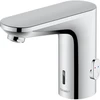 Image de Duravit Robinet lavabo infrarouge avec capteur 1 Batt., bec 122 mm, régulation température, chrome