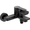 Image de Duravit Mitigeur monocommande baignoire D-Code AP, avec inverseur, céramique, noir mat