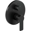 Image de Duravit Set complet mitigeur douche encastré D-Code céramique, rond, m. comm., noir mat