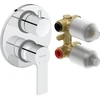 Image de Duravit D-Code Mitigeur monocommande encastré pour baignoire, 19 l, chrome