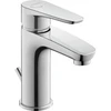 Image de Duravit Mitigeur lavabo monocommande S FreshStart + -Flow B.1 m, vidage à tirette, sortie 101 mm, chrome