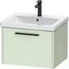 Image de Duravit Meuble sous lavabo D-Code 58,4x40x46 cm, 1 tiroir, vert mat, Gr. sw