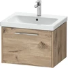 Image de Duravit Meuble sous-lavabo D-Code 58,4x40x46cm, 1 tiroir, marbre oeuf, gris clair