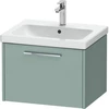 Image de Duravit Meuble sous-lavabo D-Code 58,4x40x46 cm, 1 tiroir, fjordgr. ma, Gr. chr