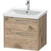 Image de Duravit Meuble sous lavabo D-Code 63,4x55,5x46 cm, 2 tiroirs, S, E marbre, G chr