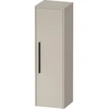 Image de Duravit Armoire semi-haute D-Code 40x132x36 cm, 2 étagères, noir, droite, Tau ma