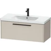 Image de Duravit Meuble sous-lavabo D-Code 98,4x40x46 cm, 1 tiroir, Taupe mat, taille sw