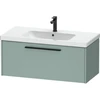 Image de Duravit D-Code Meuble sous lavabo 98,4x40x46 cm, 1 porte, fjordgr. ma, Gr. sw