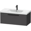Image de Duravit Meuble sous lavabo D-Code 98,4x40x46 cm, 1 tiroir, graph ma, Gr. sw