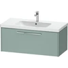 Image de Duravit Meuble sous-lavabo D-Code 98,4x40x46 cm, 1 tiroir, fjord gris, chromé
