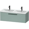 Image de Duravit Meuble sous lavabo D-Code 118,4x40x46 cm, 1 tiroir, fjordgr. ma, Gr. sw