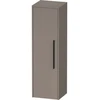 Image de Duravit Armoire semi-haute D-Code 40x132x36 cm, 2 étag., noir mat, gauche
