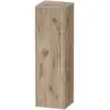 Image de Duravit Armoire semi-haute D-Code 40x132x36 cm, 2 étagères, gauche, marbre oeuf