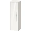 Image de Duravit Armoire semi-haute D-Code 40x132x36 cm, 2 étag., gauche, blanc laqué