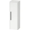 Image de Duravit Armoire semi-haute D-Code 40x132x36 cm, 2 étagères, noir, droite, blanc mat