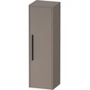 Image de Duravit Armoire semi-haute D-Code 40x132x36 cm, 2 étagères, col. noir, droite, bas. mat