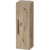 Image de Duravit Armoire semi-haute D-Code 40x132x36cm, 2 étag., gris, droite, marbre oeuf