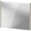 Image de Duravit Miroir LED D-Code 2.0 80x70x5 cm, 6 W, Tau mat, zone lumineuse supérieure