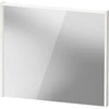 Image de Duravit Miroir LED D-Code 2.0 80x70x5cm, 6 W, blanc brillant, zone lumineuse haut