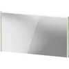 Image de Duravit Miroir LED D-Code 2.0 120x70x5 cm, 9 W, vert ma, zone lumineuse haute