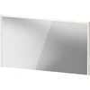 Image de Duravit Miroir LED D-Code 2.0 120x70x5 cm, 9 W, blanc brillant, zone lumineuse supérieure