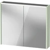Image de Duravit Miroir LED D-Code 2.0 m prise, 2 portes, éclairage avant, 80x70x14,8 cm, vert mat