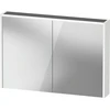 Image de Duravit Miroir LED D-Code 2.0 m prise 2 portes, lumière frontale, 100x70x14,8 cm, blanc mat