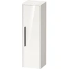 Image de Duravit Armoire semi-haute D-Code 40x132x36 cm, 2 étag., gris, droite, blanc laqué