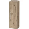 Image de Duravit Armoire semi-haute D-Code 40x132x36 cm, 2 étag., verni chêne, droite, marbre oeuf