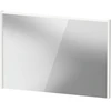 Image de Duravit Miroir LED D-Code 2.0 100x70x5 cm, 7 W, blanc mat, éclairage supérieur