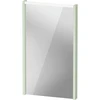 Image de Duravit Miroir LED D-Code 2.0 40x70x5cm, 3 W, vert mat, éclairage supérieur
