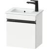 Image de Duravit Meuble sous lavabo mural Sivida 40x44,3x28,7 cm, porte, droite, blanc mat, taille S