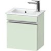 Image de Duravit Meuble sous lavabo mural Sivida 40x44,3x28,7 cm, T., D., vert ma, Gr. chr