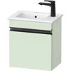 Image de Duravit Meuble sous-lavabo mural Sivida 40x44,3x28,7 cm, porte, gauche, vert ma, Gr. sw