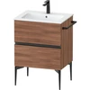Image de Duravit Meuble sous-lavabo mural Sivida 61x59,1x47,7cm, 2 tiroirs, N Nat, Gr. sw